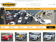 Tablet Screenshot of kdkars.com